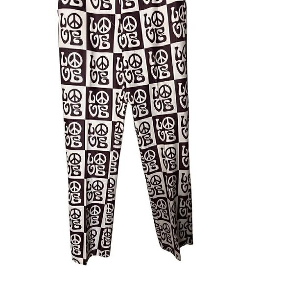 Free People House of Sunny All You Need Is Love Stretch Flare Silky Pants US 4 - Picture 4 of 8